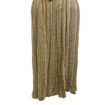 Vintage Sybil California Striped Maxi Dress Batwing Sleeve Belted Size Medium** Tan Photo 3