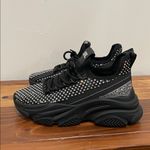 Steve Madden Women's Phantom Rhinestone Mesh Chunky Lace-Up Sneakers Size 8 NWOT Photo 7