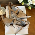 Steve Madden Suede Sashy Lace-Up Heels – Blush Beige, Size 10 Photo 5