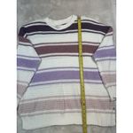 Aeropostale  Sweater Womens S  Multicolor  Striped Casual Preppy Open Knit Top Photo 10