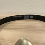 Harley Davidson Vintage Black Patent Belt With Harley Cross Logo Buckle Medium Photo 1