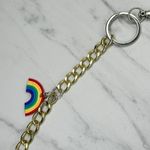 Rainbow Charm Gold and Silver Tone Chain Link Pants Chain Photo 8
