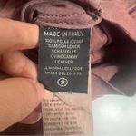 Roncarati leather knit hoodie tie dye style dye Sz 38 Red Photo 3