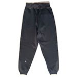 Sweaty Betty Women’s Size S Gray Pink Striped Leg Drawstring Performance Pants Photo 2