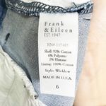 Frank & Eileen Wicklow Jean Ankle Straight Leg Raw Hem Denim Stretch Blue Size 6 Photo 10