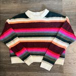 American Eagle  Outfitters Women's Colorful Striped Sweater Small Photo 7