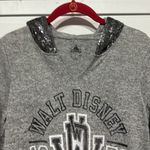 Disney Walt  World Sequin Hooded Pullover Sweatshirt Medium Photo 3