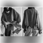 Free People NWT We The Free Camden Cropped Sweatshirt - red convertible - XS Photo 6