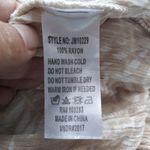 Ocean Drive Cream Tan Multi Print Boho Wide Leg Pull On Pants Size M Photo 6