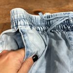 Blue Spice  size medium pull on pants elastic waist tie front soft slouch casual Photo 8