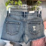 William Rast  High Rise Denim Jean Shorts Cutoffs Button Fly Women 25 Dual Upbeat Photo 7