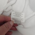 My Michelle  white black roll tab blouse size medium Photo 7