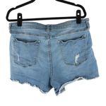 Arizona Jeans Arizona Jean Co. Womens Juniors Distressed Jean Shorts Size 19 Blue Denim Photo 1