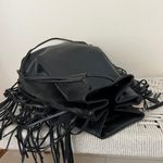 Victoria's Secret NWT Victoria’s Secret Black FringeBackpack Photo 3