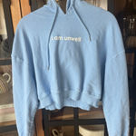 Barstool Unwell CALL HER DADDY Hoodie  merch original cropped light periwinkle Photo 0