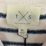 Thread & supply blue & white striped sweater new with tags women’s‎ size XL Photo 2