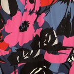 Tory Burch NEW Vintage Rare Floral Quarter Sleeve Silk Shift Dress Photo 5