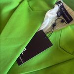 Jules & Leopold NWT  Vibrant Green Double-Breasted Blazer Embellished Button M Photo 6
