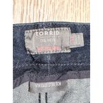 Torrid Jeans Plus 16 Short Flare Trouser Dark Wash Vintage Stretch Denim Pants Photo 2
