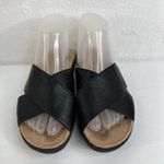 Vionic Size 6 Platform Sandal Hayden Black Leather Orthotic Arch Support Women’s Photo 5