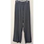 Calvin Klein Women's Pants Wide Leg Drawstring Solid Black Size 3XL NWT Photo 1