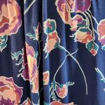 Anthropologie  Maeve Heppel Blue Ruched Midi Dress Size Small Photo 5