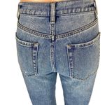PacSun Blue Vintage Icon Straight Leg Distressed Cropped Raw Hem Jeans Size 23 Photo 5