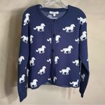 Vigoss Women’s Button-Up L/S Rodeo Business Casual Horse Cardigan Sweater|Size:L Photo 1