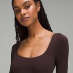 Lululemon NWT Wundermost Ultra Soft Nulu Square Neckline Long Sleeve Bodysuit XL Photo 3