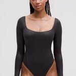 Lululemon Wunderlux Ultra-Soft Nulu Square-Neck Long Sleeve Bodysuit Photo 1