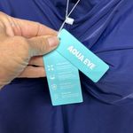 Elegant Navy Blue Women's Swim Tankini Top Size 18W Photo 1