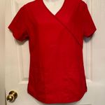 Sb Scrubs  Sz XS Classic Red Scrub Top X Small Photo 8