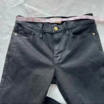 frame denim Frame Le Skinny De Jeanne Noir Coated Jeans size 27 Photo 9