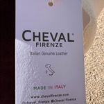 Cheval Firenze | Wine Italian Leather Hobo Bag w/ Matching Wallet & Scarf 🍂🍁 Red Photo 1