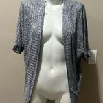 Rolla Coster  gray short sleeve open cardigan size small available Photo 0