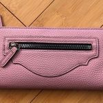 Primark Wallet Pink Pebbled Faux Leather Snap Closure Interior Card Sections Photo 0