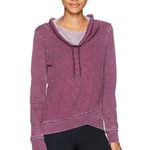 Calvin Klein Performance Cowl-Neck Crossover Hem Sweatshirt Photo 1
