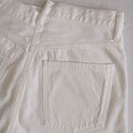 AGOLDE White Criss Cross Jean Shorts Photo 7