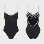 Berlook Contrast Trim Knotted One Photo 5