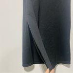 Adidas Velvet Vibes Maxi Shirt Dress Split Hem Black Size Medium NWT Photo 8