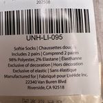 UnHide Pink And Gray Softie Socks (2) NWT Photo 2