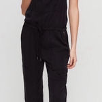 Wilfred Aritzia  Free Valletta Overalls XS Black Drapey Twill Workwear Photo 0