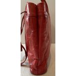 Vintage Victory Red Genuine Eel Skin Purse with Shoulder Straps Photo 5