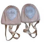 🎓 NWOT Stelle Pirouette Dance Half Sole Canvas Shoes Turning Shoes Tan Size 8 Photo 1