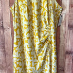 Terra & Sky  Gold And White Midi Dress Size‎ 3X Photo 0