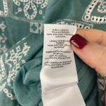 Lucky Brand NEW Green Eyelet Tank Dress Embroidered Green Square Neck Small Photo 7