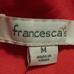 Francesca's Ladelle Red Lace Dress Medium NWT Photo 2