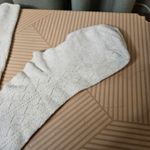 American Eagle Knit Tall Boot Socks Cream Button Detailing One Size Neutral Photo 3