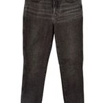 Madewell Curvy Mid Rise Stovepipe Jeans Black Size 28 Tall Slim Stretchy Denim Photo 0