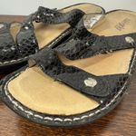 Alegria Womens Venice black leather slide sandal ven 701 size 38 1.5"Heel Photo 2